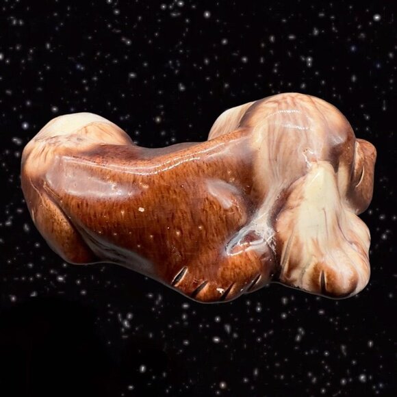 Vintage 1940's Lichten Ware Boston Figurine Dog Amanda Hand Made Pottery Figure - Picture 6 of 12